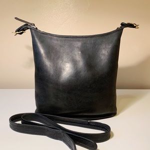 Vintage Coach Black Slim Duffle/Duffel 1970s 80s Made in the United States